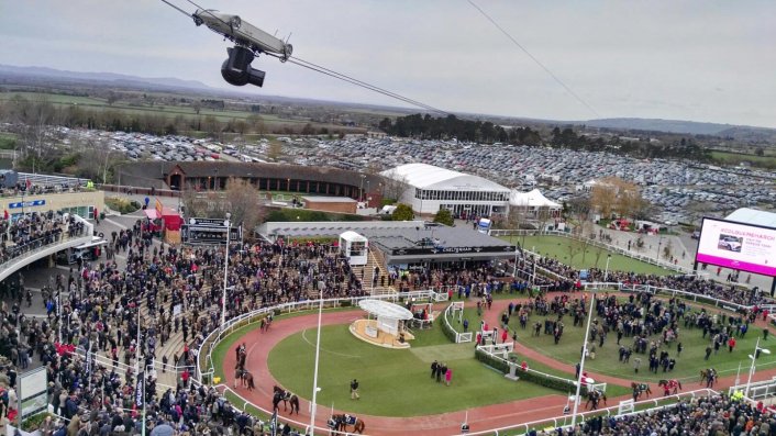 Aerial Camera Systems, ACS, Filming Cheltenham Festival, tracking vehicles, EyeFlyer blimp, filming horse racing, filming racing