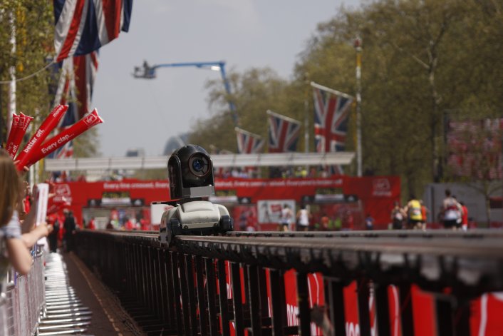 Aerial Camera, specialist filming, London Marathon